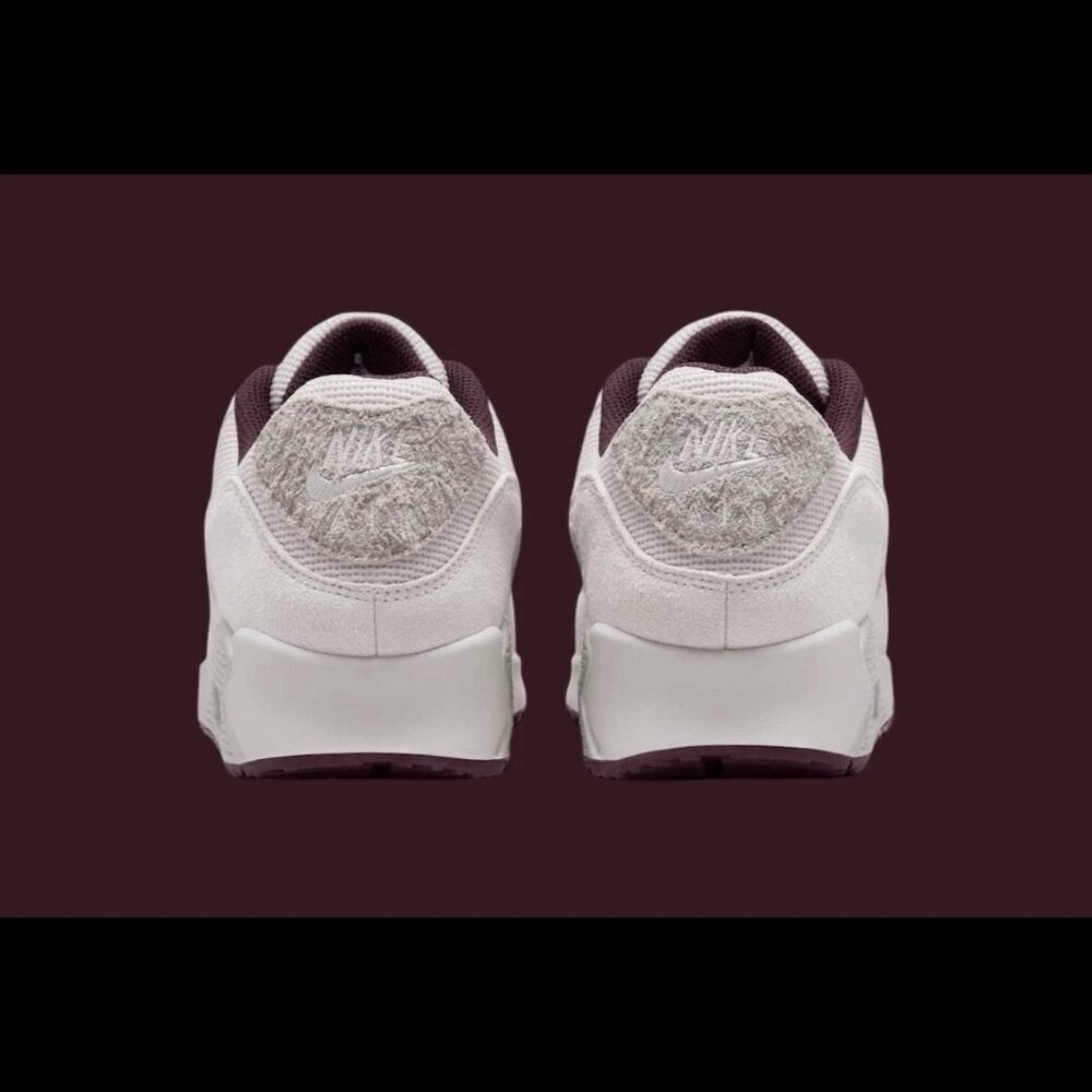 Nike Air Max 90 PRM Sail Burgundy Crush HQ1712-001 Men's Sizes NBY - Picture 5 of 6